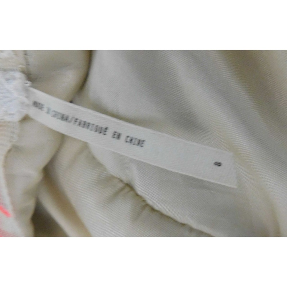 FREE PEOPLE RAMBLING ROSE DRESS EMBROIDERED ROSES IVORY TULLE SIZE 8 $350 - Picture 8 of 8